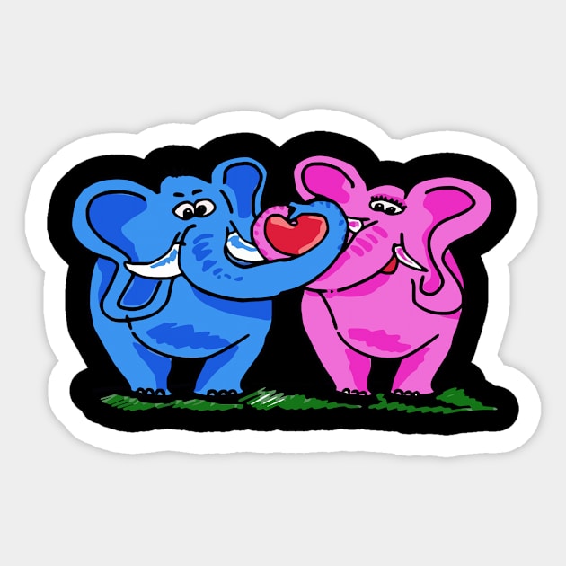 love happens Sticker by piggydesigns